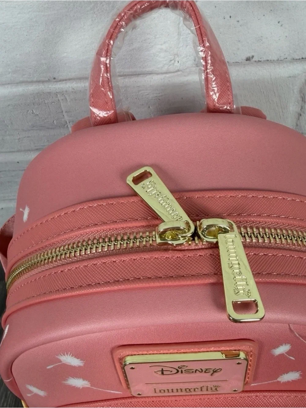 Disney Loungefly Pink 'Max & Roxanne' Mini Backpack or use as purse new with tag